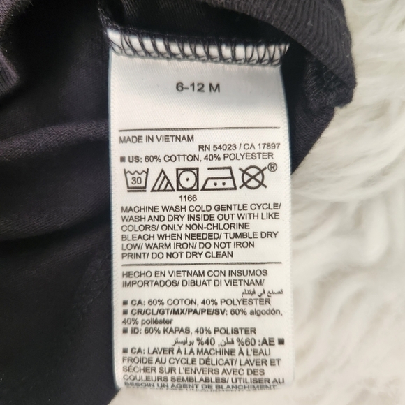 Old Navy "Creeping it Real" Unisex Long-Sleeve Graphic Bodysuit for Baby. Size 6 - Picture 5 of 5